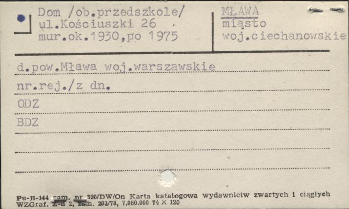 dom (ob. przedszkole), skan 1