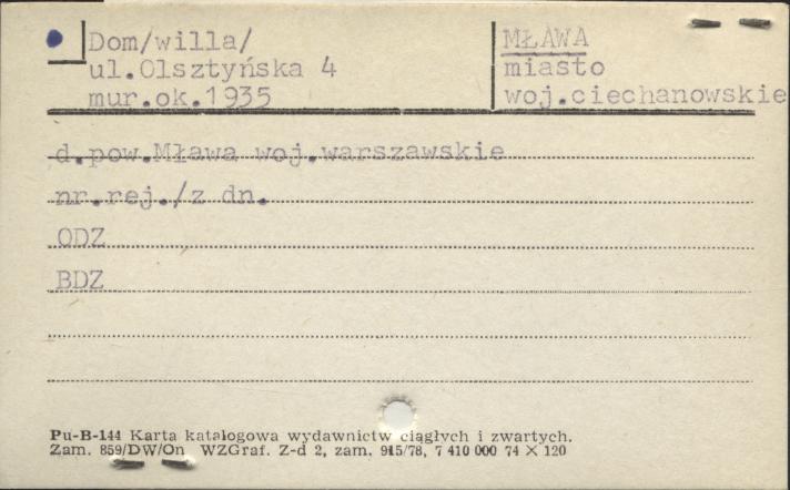 dom (willa), skan 1