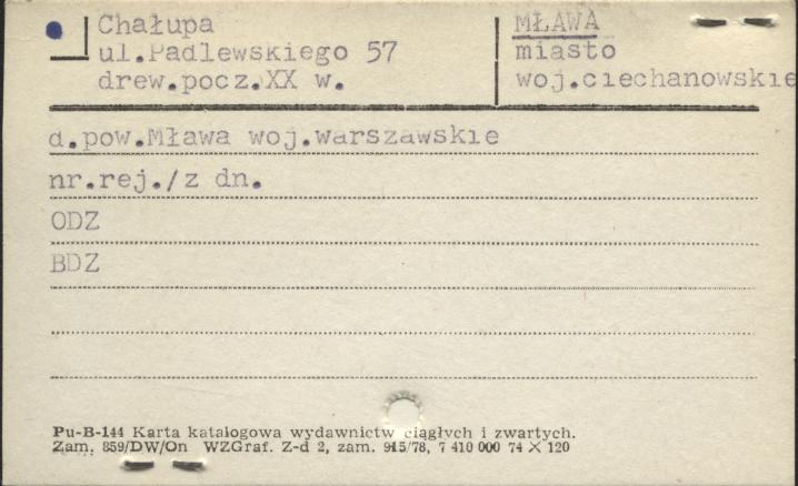 chałupa, skan 1
