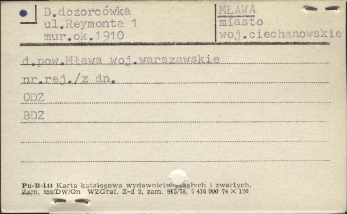 dozorcówka, skan 1
