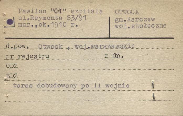 pawilon GI szpitala, skan 1