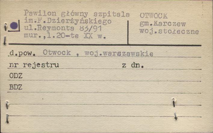 pawilon główny szpitala, skan 1