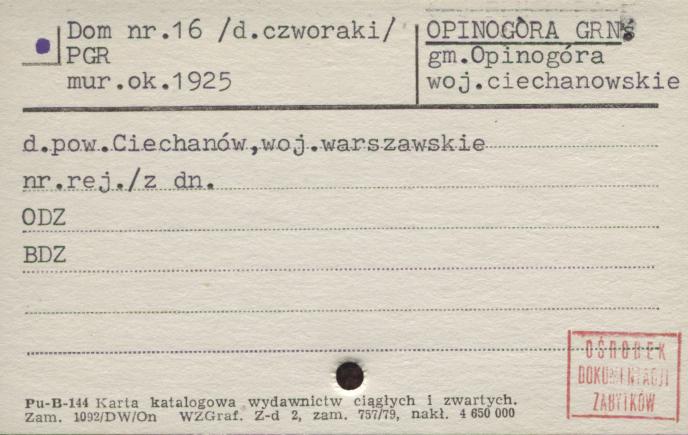 czworak, ob. budynek mieszkalny, skan 1