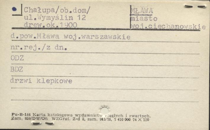 chałupa (ob. dom), skan 1