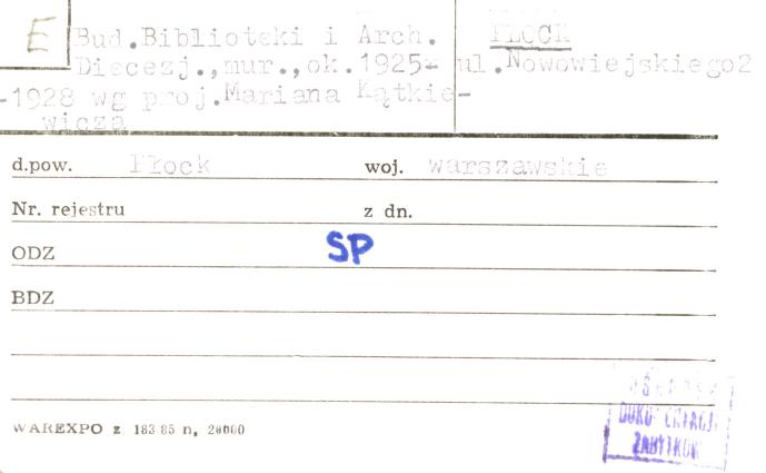 bud. biblioteki i arch. diecezj., skan 1