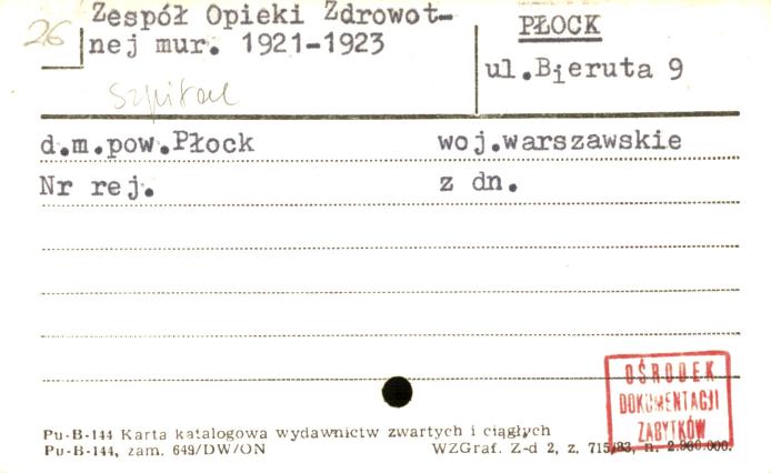 zespół opieki zdrowotnej - szpital, skan 1