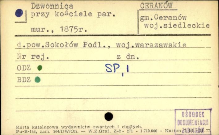 dzwonnica przy kościele par., skan 1