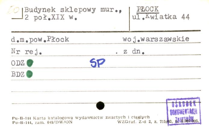 budynek sklepowy, skan 1