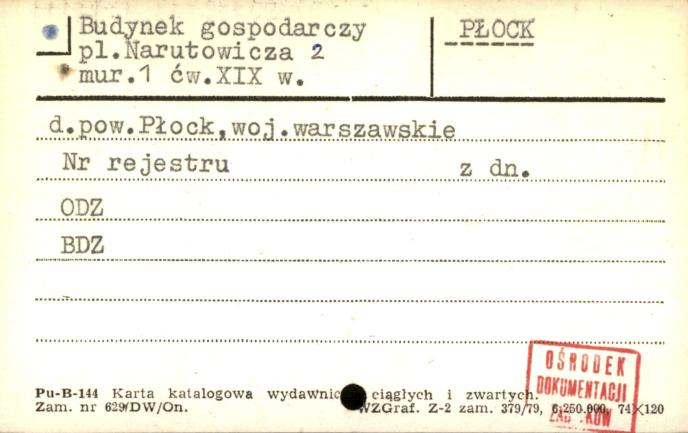 budynek gospodarczy, skan 1