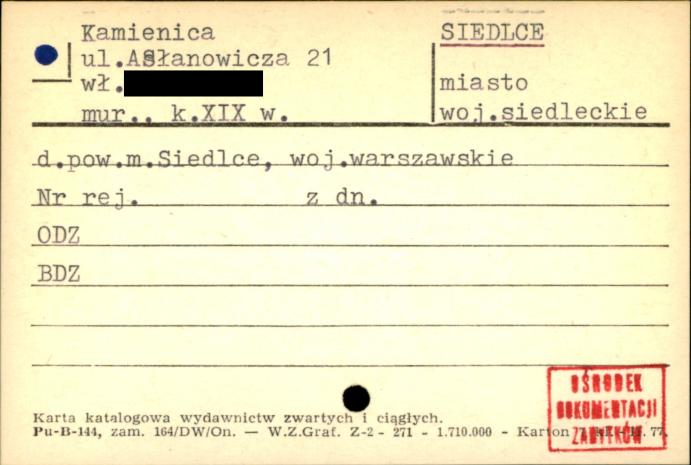 kamienica, skan 1