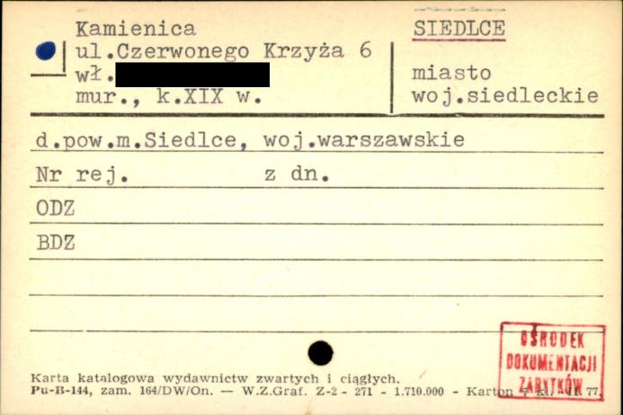 kamienica, skan 1