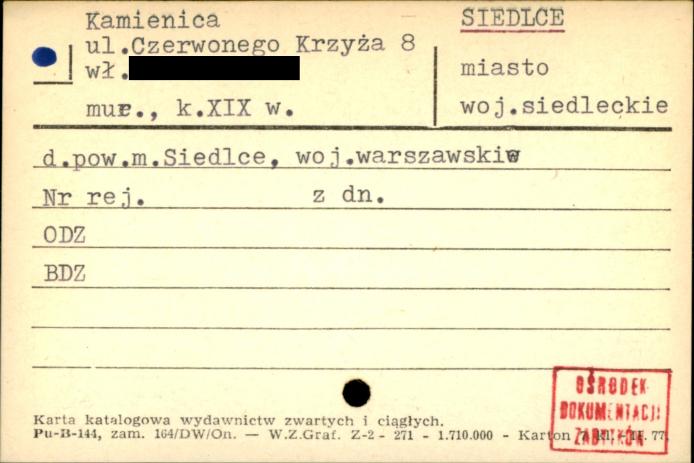 kamienica, skan 1