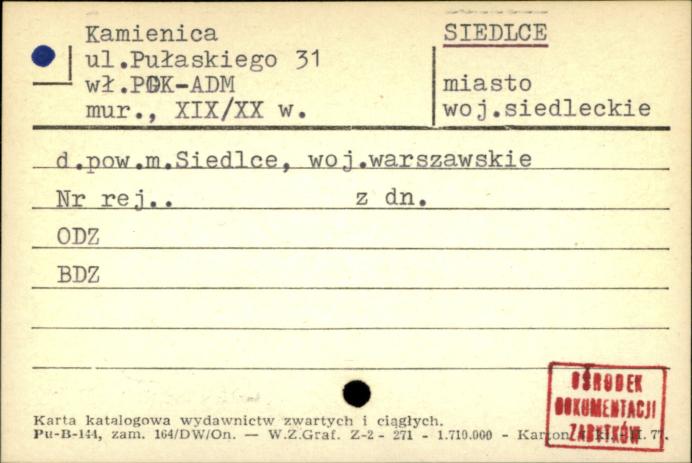 kamienica, skan 1