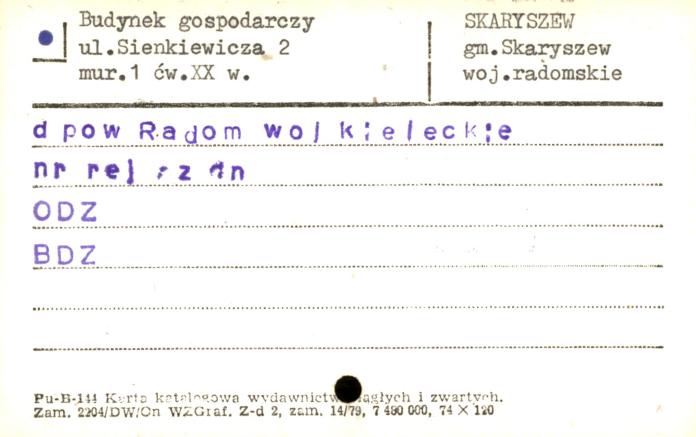 budynek gospodarczy, skan 1