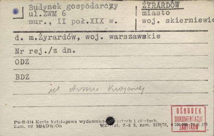 budynek gospodarczy, skan 1