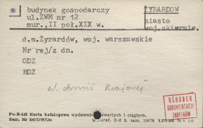 budynek gospodarczy, skan 1