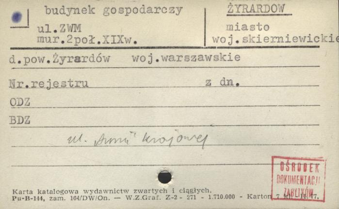 budynek gospodarczy, skan 1