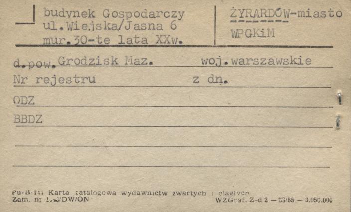 budynek gospodarczy, skan 1
