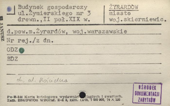 budynek gospodarczy, skan 1