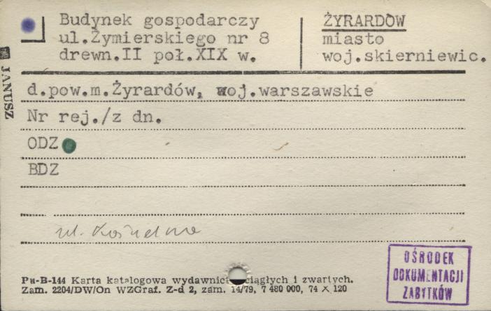 budynek gospodarczy, skan 1