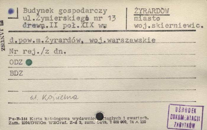 budynek gospodarczy, skan 1