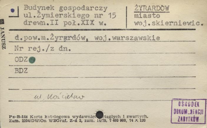 budynek gospodarczy, skan 1