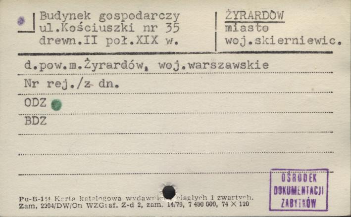 budynek gospodarczy, skan 1