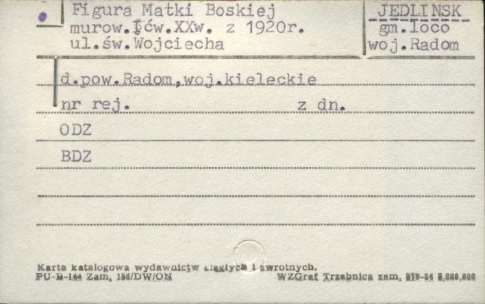 figura Matki Boskiej, skan 1