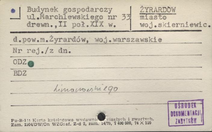 budynek gospodarczy, skan 1