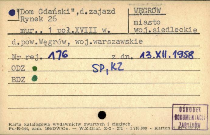 Dom Gdański, d. zajazd, skan 1