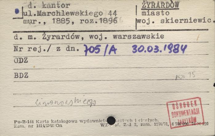 kantor, skan 1