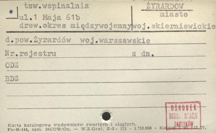 tzw. wspinalnia, skan 1