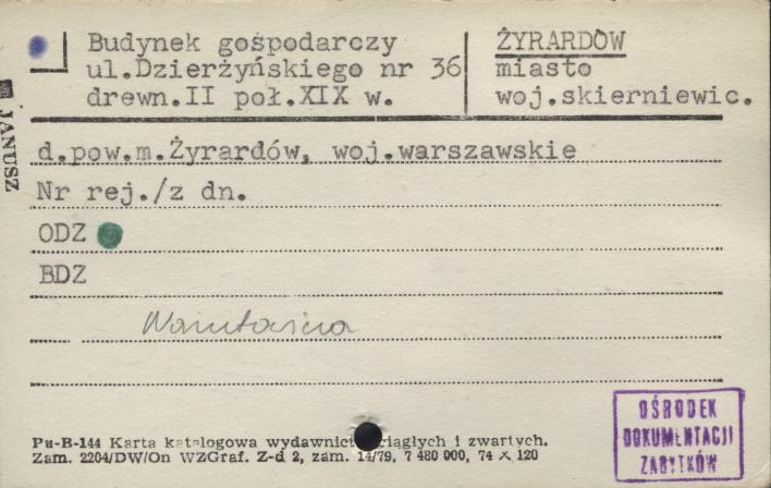 budynek gospodarczy, skan 1