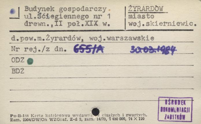 budynek gospodarczy, skan 1