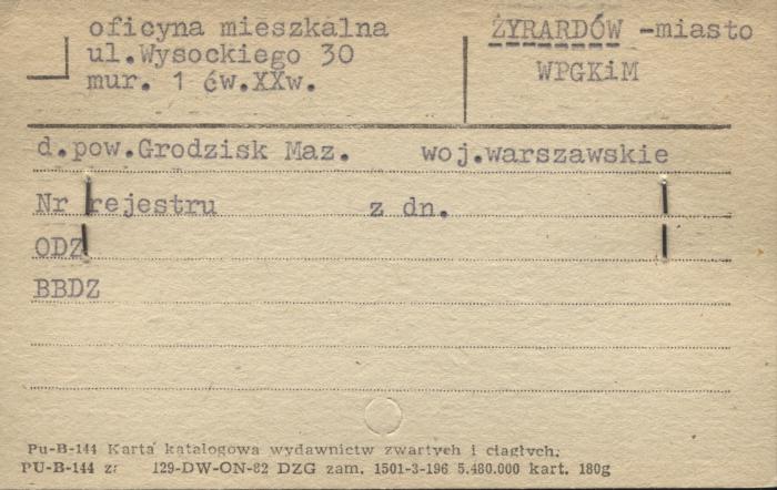 oficyna mieszkalna, skan 1