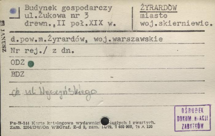 budynek gospodarczy, skan 1