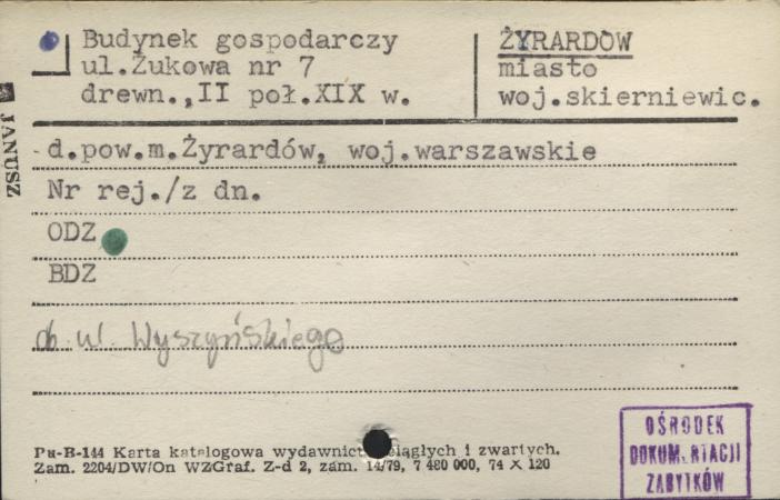 budynek gospodarczy, skan 1