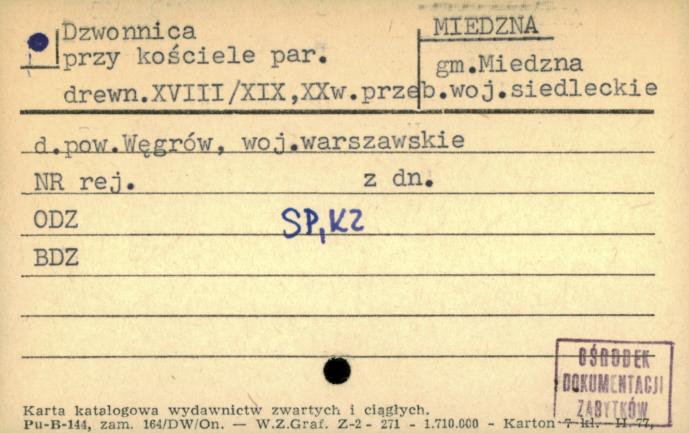 dzwonnica przy kościele par., skan 1