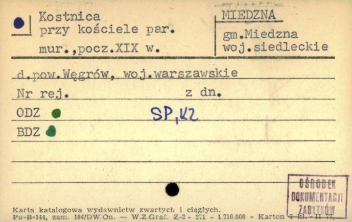 kostnica przy kościele par., skan 1