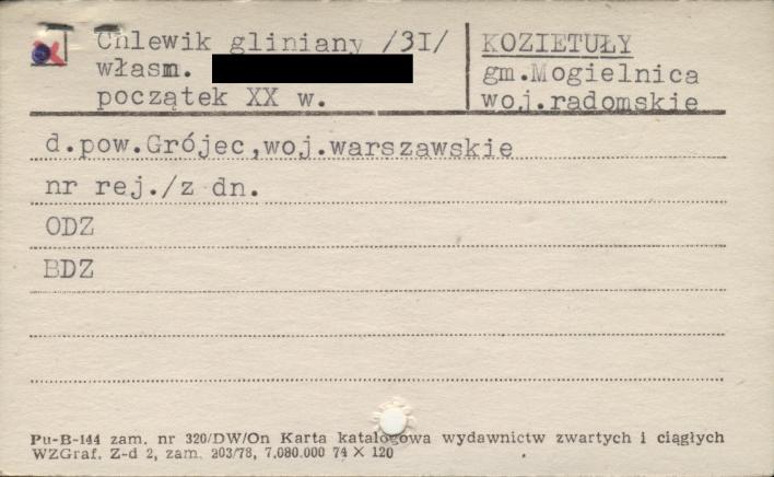 chlewik gliniany, skan 1