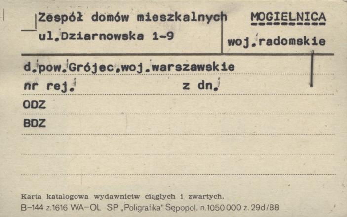 zespół domów mieszkalnych, skan 1