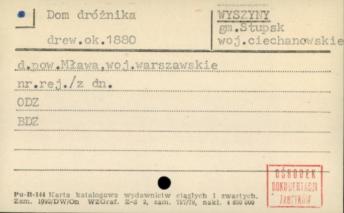 dom dróżnika, skan 1