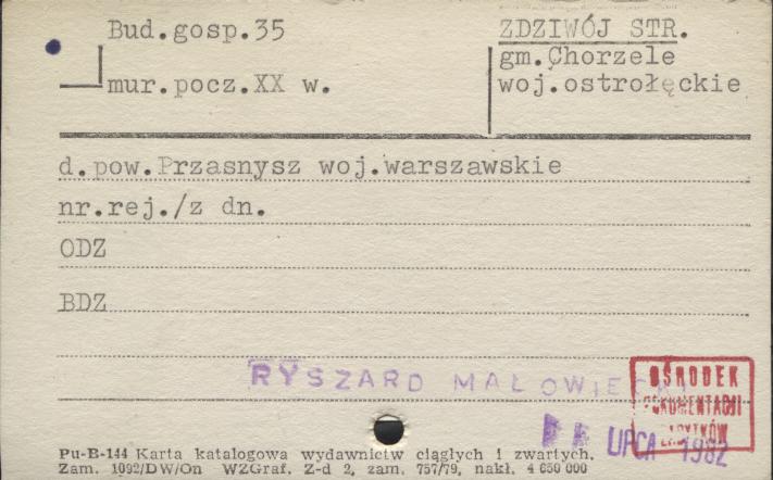 budynek gospodarczy, skan 1