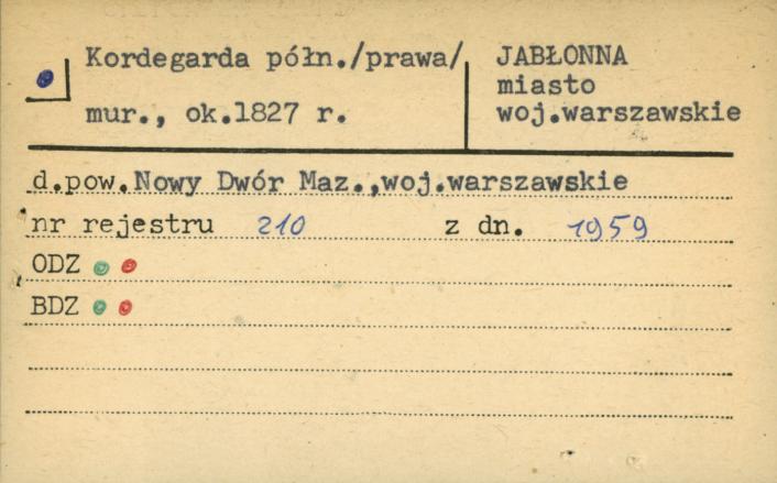 kordegarda północna (prawa), skan 1