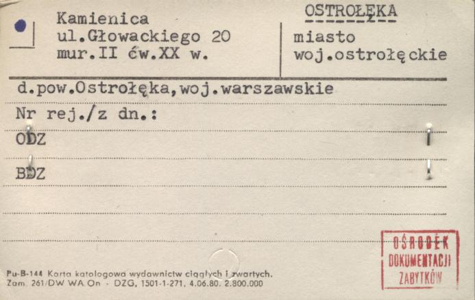 kamienica, skan 1