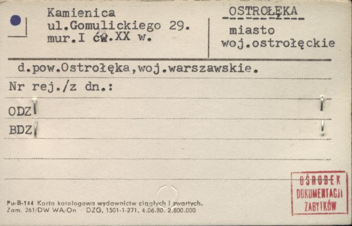 kamienica, skan 1