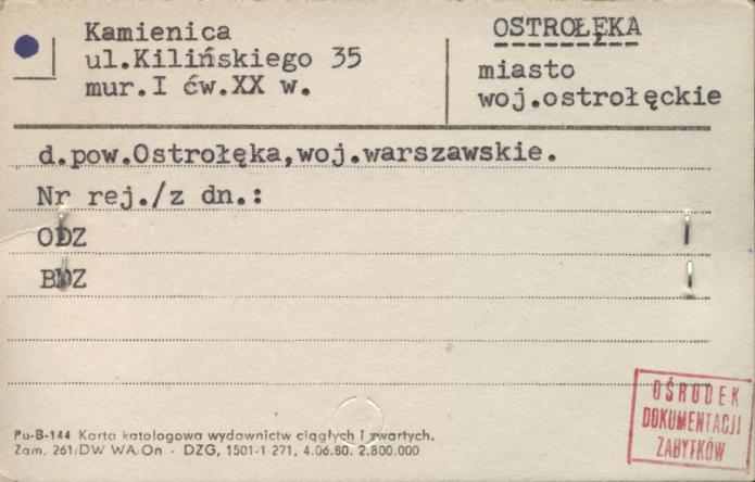kamienica, skan 1