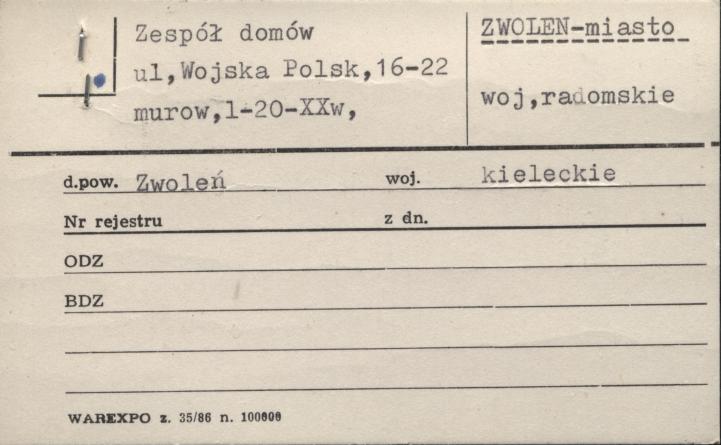 zespół domów, skan 1
