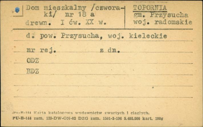 dom mieszkalny (czworaki), skan 1