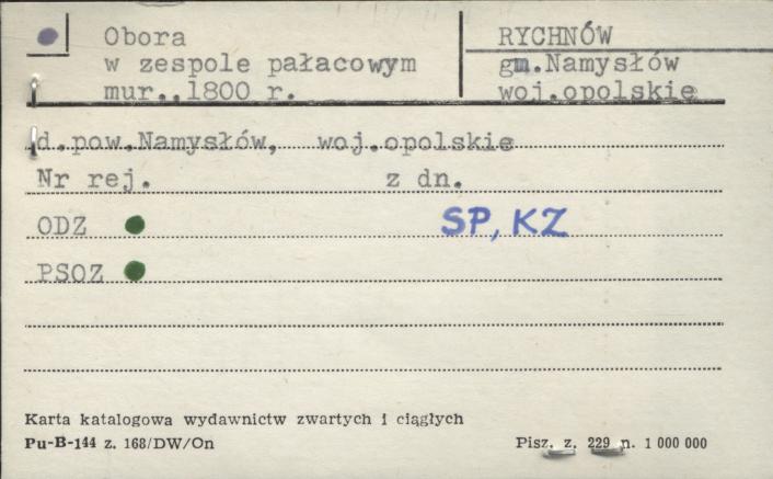 obora w zespole pałacowym, skan 1